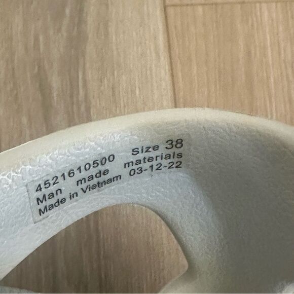 Dansko Krystal Molded Toe Loop Sandals Pearl, Size 38 EU Slip On Comfort 7.5/8 - Picture 6 of 9